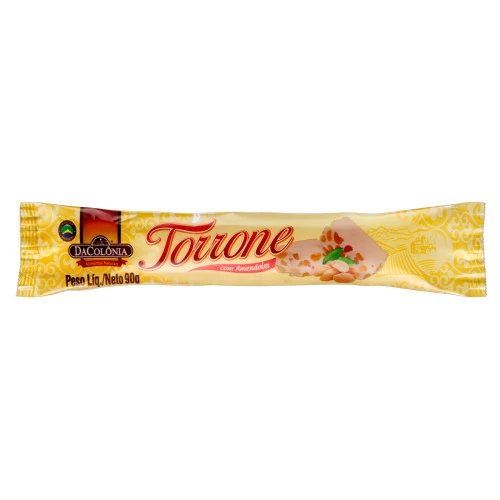 TORRONE DE AMENDOIM DACOLÔNIA PACOTE 90G