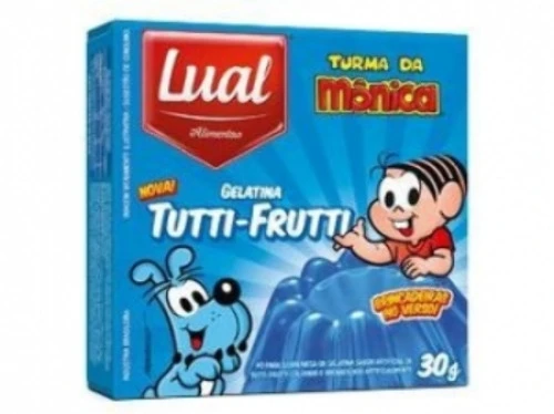 GELATINA LUAL TURMA DA MÔNICA CAIXA TUTT FRUTI