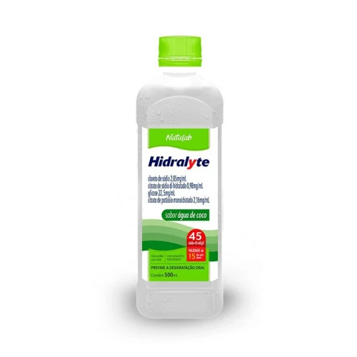 HIDRALYTE 45 SABOR ÁGUA DE COCO 500ML NATULAB