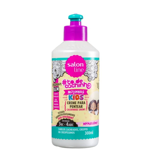 CREME PARA PENTEAR CACHINHOS KIDS 300ML - SALON LINE