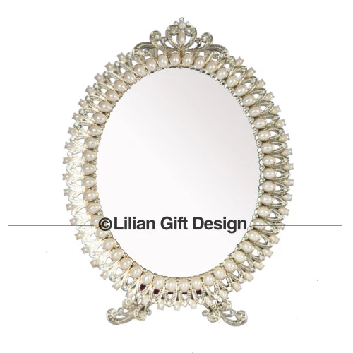 ESPELHO PLÁSTICO LILIAN GIFT 33X25CM DECOR