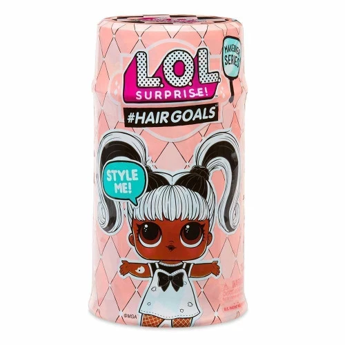 MINI BONECA SURPRESA LOL SURPRISE HAIRGOALS 15 SURPRESAS CANDIDE