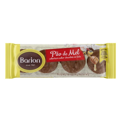 PÃO DE MEL BARION BANDEJA 90G