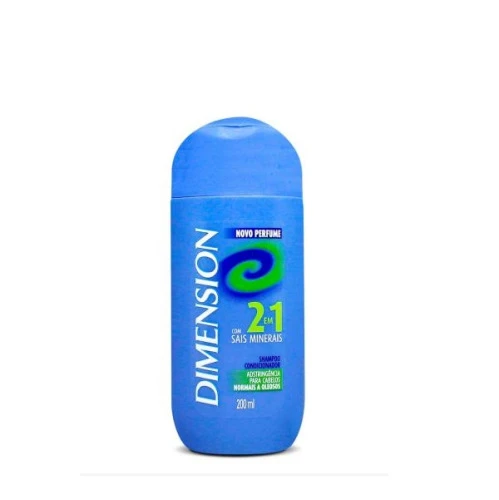 DIMENSION 2 EM 1 SHAMPOO E CONDICIONADOR COM SAIS MINERAIS 200ML