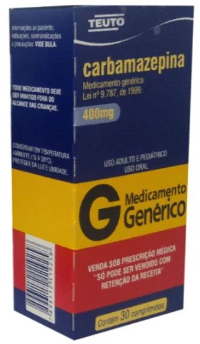 CARBAMAZEPINA 400MG COM CT BL AL PLAS INC X 30