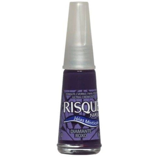 ESMALTE JOIAS MISTICAS DIAMANTE ROXO 8ML RISQ