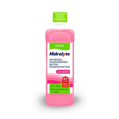 HIDRALYTE 45 SABOR TUTTI FRUTTI 500ML NATULAB