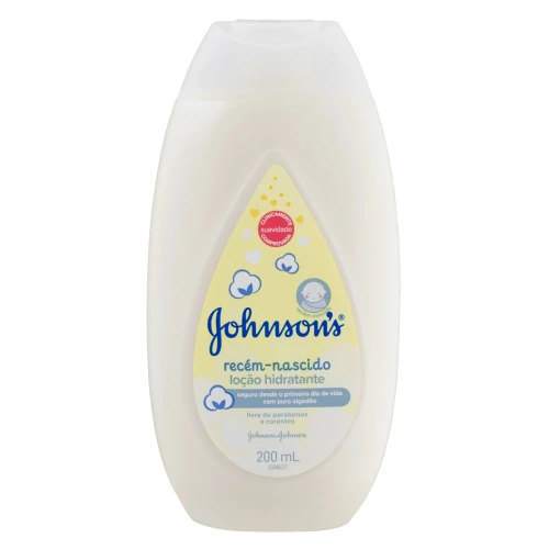 LOÇÃO HIDRATANTE JOHNSONS RECÉM NASCIDO FRASCO 200ML