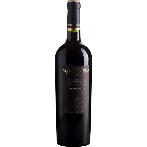 VINHO CHILENO TINTO VALDIVIEO SINGLE VINEYARD CABERNET FRANC GARRAFA 750MLS