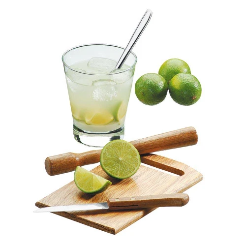 CONJUNTO PARA CAIPIRINHA 5 PEÇAS LYON AÇO INOX BRINOX