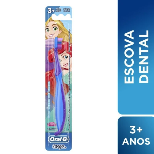 ESCOVA DENTAL INFANTIL ORAL-B STAGES 1 UNIDADE (3+ ANOS)
