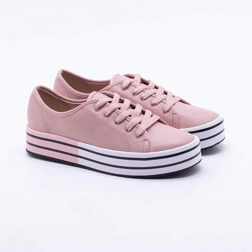 TÊNIS BEIRA RIO FLATFORM ROSA 38