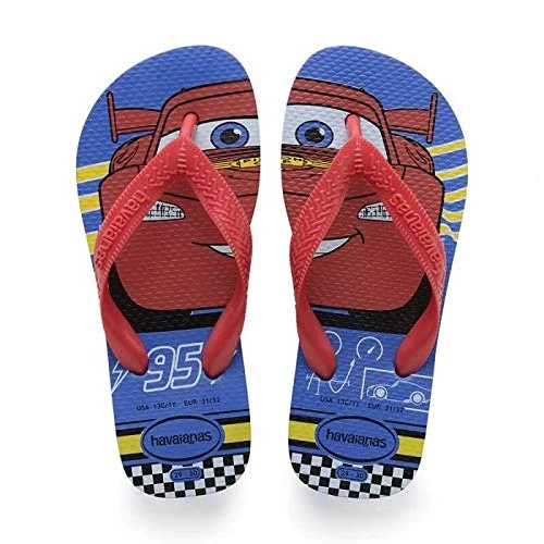 SAND HAVAIANAS KIDS CARS 23 24 AZUL VERM RUBI