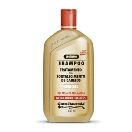 SHAMPOO GOTA DOURADA QUIMICAMENTE TRATADOS 430ML