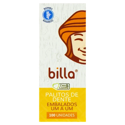 PALITO DE DENTE BILLA 100 UNIDADES