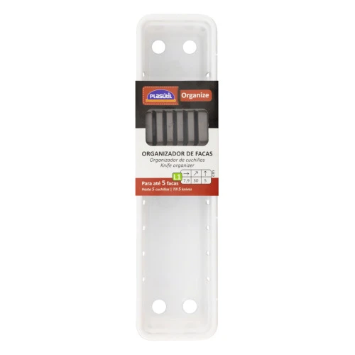 ORGANIZADOR PARA FACAS BRANCO L1 PLASÁTIL ORGANIZE