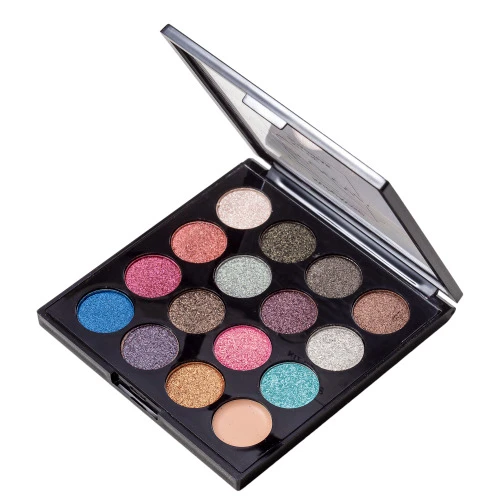 PALETA RUBY ROSE SOMBRA THE GLOW 15CORES HB 1016 UN