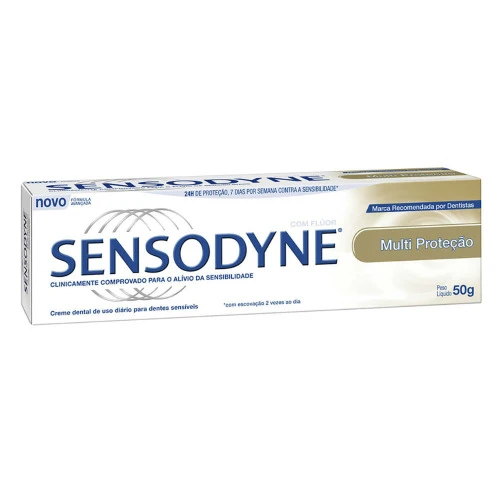 CREME DENTAL SENSODYNE MULTI PROTEÇÃO 50G