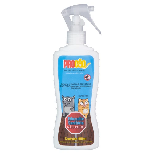EDUCADOR SANITÁRIO NÃO PODE PROCÃO FRASCO 180ML
