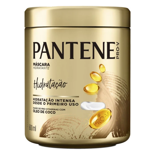 MÁSCARA HIDRATANTE PANTENE HIDRATAÇÃO POTE 600ML