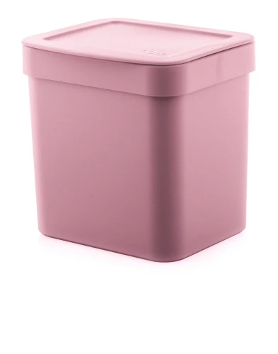 LIXEIRA TRIUM ROSA QUARTZ 4 7L OU