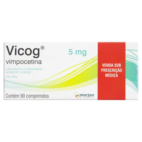 VICOG 5MG MARJAN FARMA CAIXA 90 COMPRIMIDOS