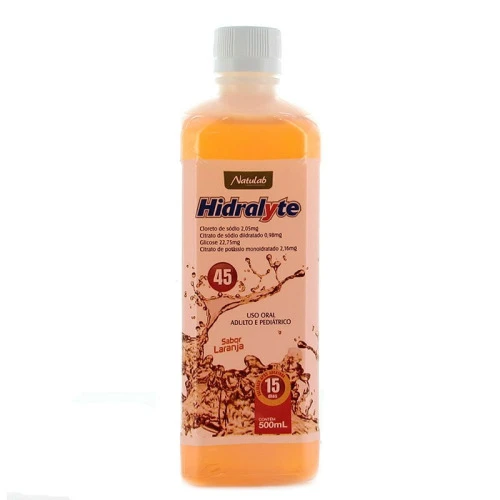 HIDRALYTE LARANJA COM 500 ML