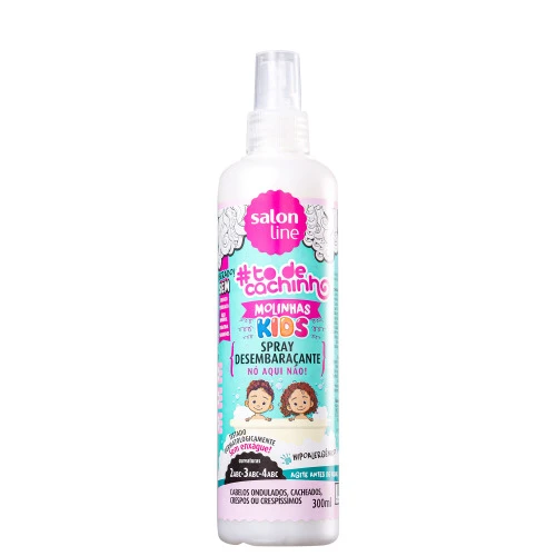 SPRAY DESEMBARACANTE #TODECACHINHO KIDS MOLINHAS SALON LINE 300ML
