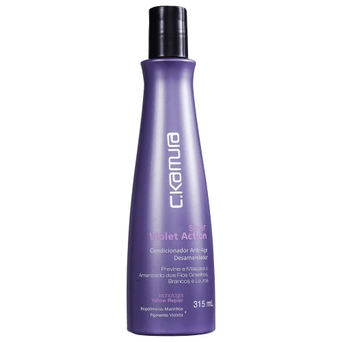 CONDICIONADOR DESAMARELADOR SILVER C KAMURA 315 ML