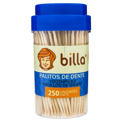 PALITO DE DENTE BILLA 250 UNIDADES