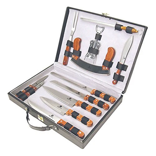 CONJUNTO PARA CHURRASCO MALETA COUR 12 PEÇAS