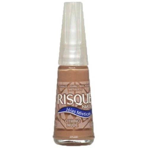 ESMALTE RISQUE 8ML JOIAS MISTICAS CITRINO NUD