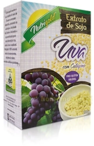 EXTRATO DE SOJA SABOR UVA COM COLÁGENO NUTRIGOLD 200G