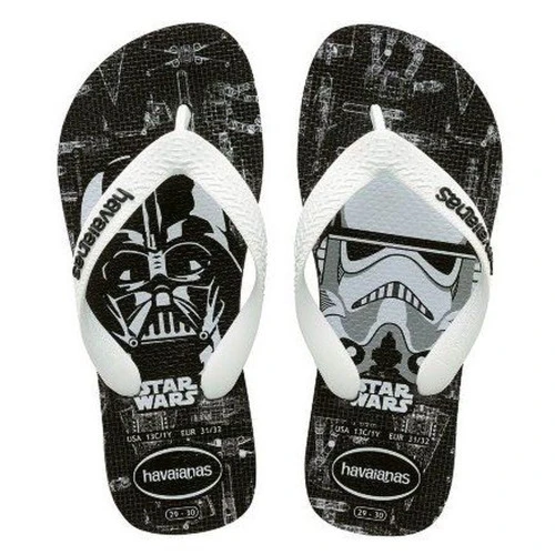 SANDALIA HAVAIANAS KIDS STAR WARS PTO BCO 31 32 1P