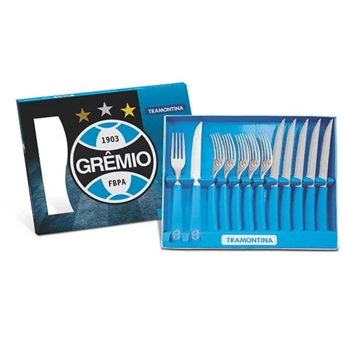 CONJUNTO DE TALHERES COM 12 GREMIO REF 126 TRAMONT