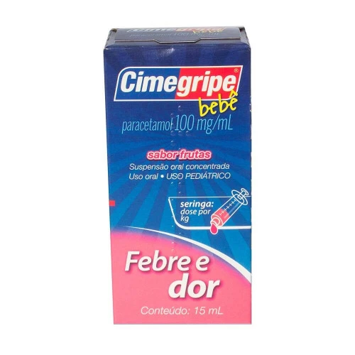 CIMEGRIPE BEBÊ 100 MG ML SUSPENSÃO ORAL CIMED SIMILAR