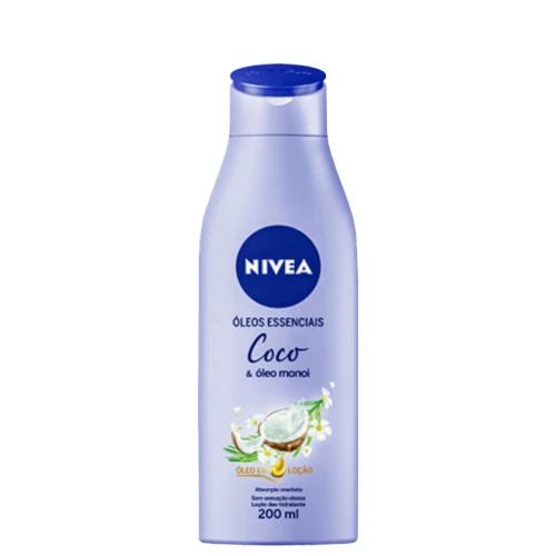 NIVEA ÓLEOS ESSENCIAIS COCO E ÓLEO MONOI MACIEZ E BRILHO 200ML