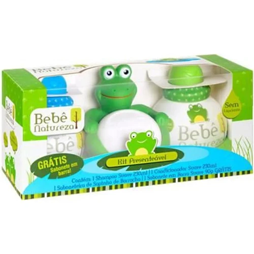 KIT MEU SAPINHO SHAMPOO 120ML CONDICIONADOR 100ML GRÁTIS SABONETE EM BARRA 50G