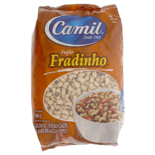 FEIJÃO FRADINHO TIPO 1 CAMIL PACOTE 500G