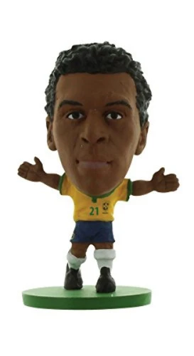SOCCERSTARZ BRAZIL JO HOME KIT TOY FOOTBALL FIGURES FIGURINES SOUVENIR SOCCER