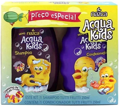 KIT SHAMPOO  CONDICIONADOR TUTTI FRUTTI 250ML VEGANO NAZCA COSMÉTICOS