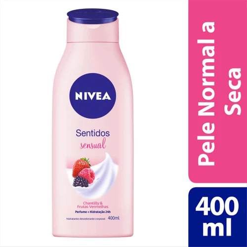 LOÇÃO HIDRATANTE NIVEA SENTIDOS SENSUAL 400ML