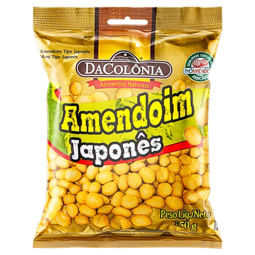 AMENDOIM JAPONÊS DACOLÔNIA PACOTE 150G