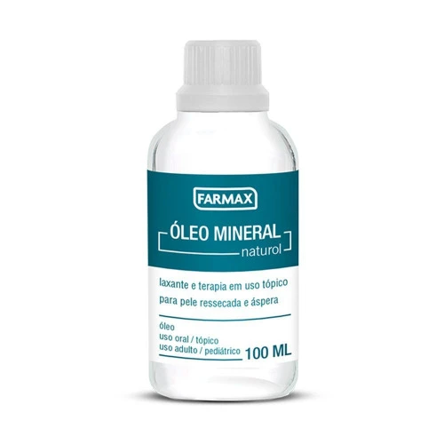 ÓLEO MINERAL LAXENOL FARMAX SEM CHEIRO