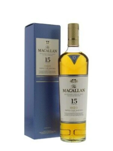 WHISKY ESCOCÊS PURO MALTE TRIPLE CASK MATURED THE MACALLAN GARRAFA 700ML