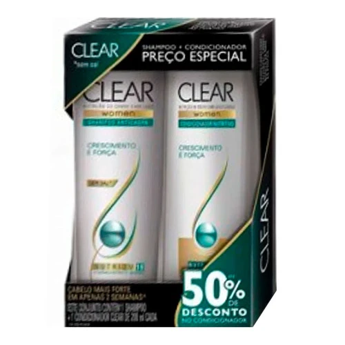 KIT SHAMPOO  CONDICIONADOR CRESCIMENTO E FORÇA 200ML