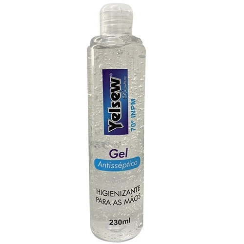 ÁLCOOL GEL ANTISSÉPTICO 230ML - YELSEW