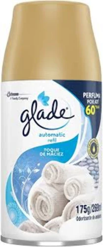 ODORIZADOR DE AMBIENTE TOQUE DE MACIEZ GLADE AUTOMATIC FRASCO 269ML REFIL