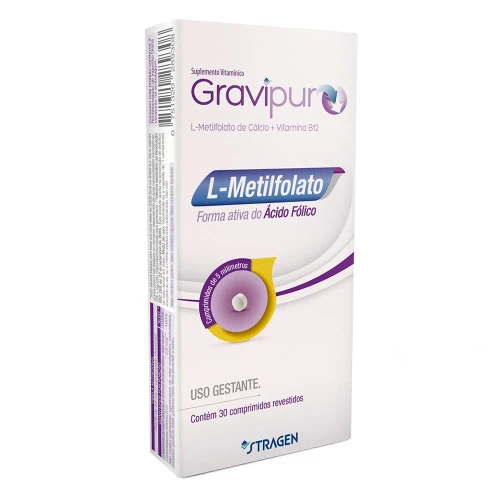 SUPLEMENTO VITAMÍNICO GRAVIPUR STRAGEN 30 COMPRIMIDOS