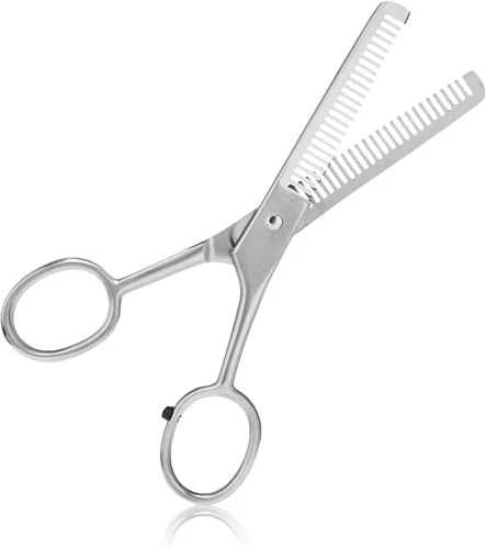 TESOURA CABELO DESBASTAR 5 MUNDIAL SEM A PRATEADO